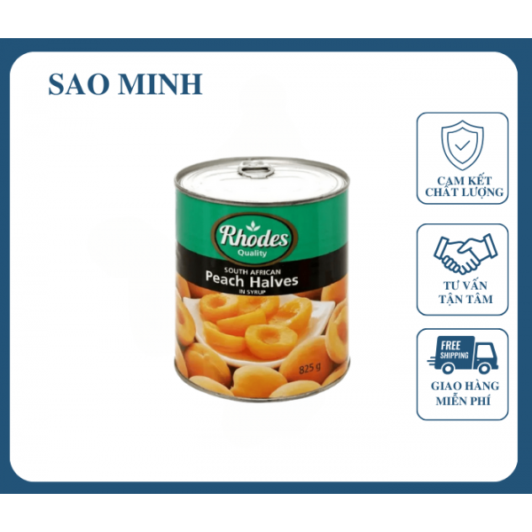 Đào Ngâm Rhodes 825Gr